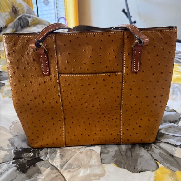 Dooney & Bourke Tan Leather Tote - Picture 4 of 12